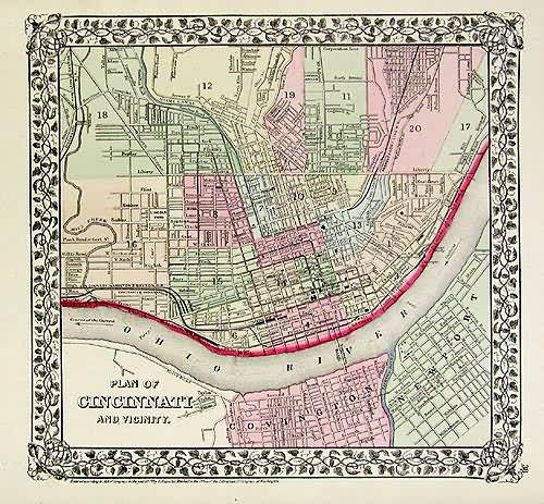 Plan of Cincinnati and Vicinity