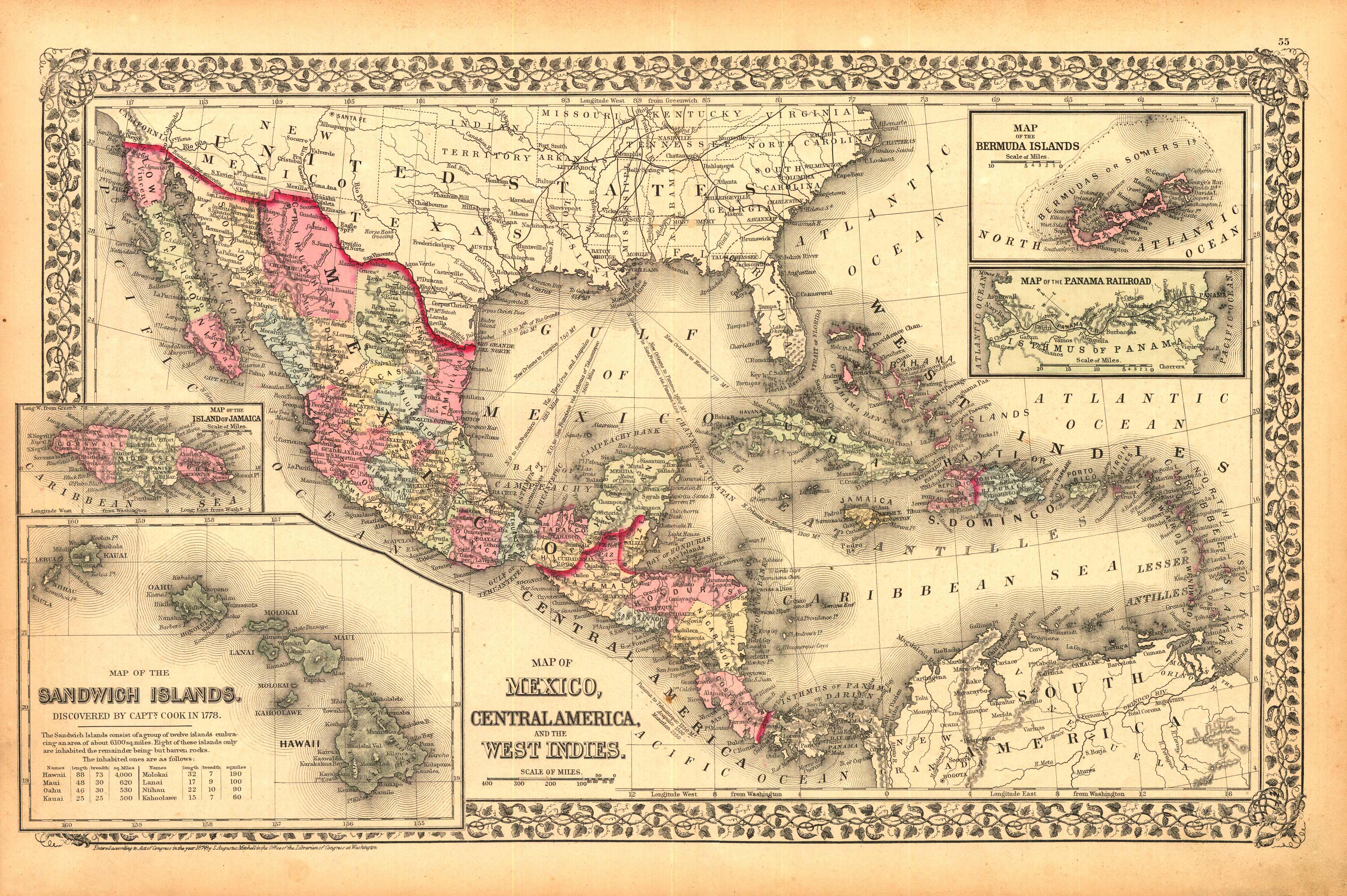 Map of Mexico Map of Mexico