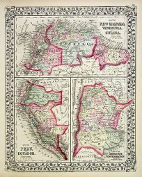 Map of New Granada