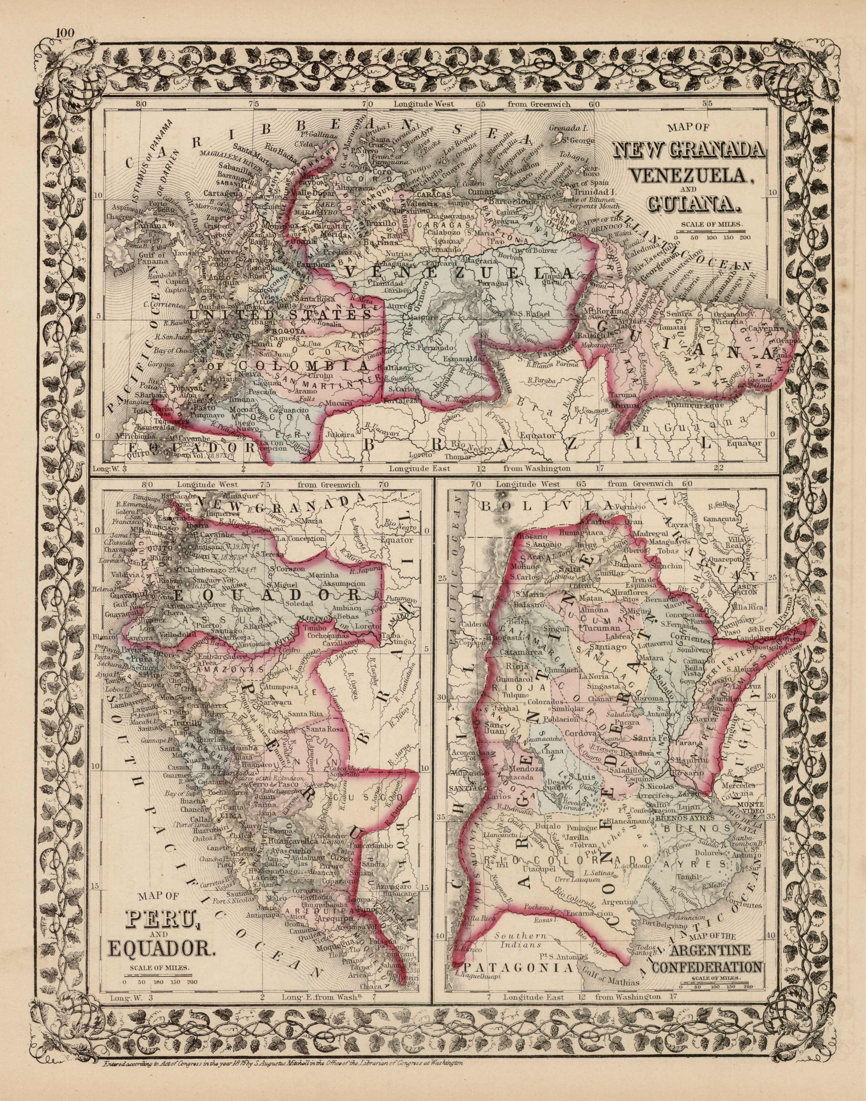 Maps of New Granada