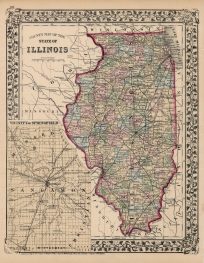 County Map of Illinois