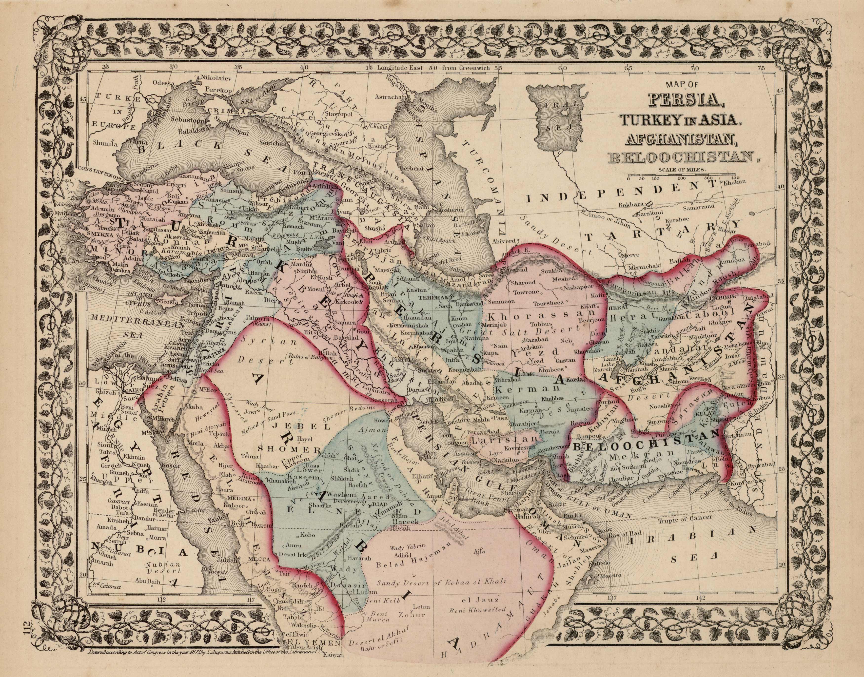 Map of Persia Map of Persia