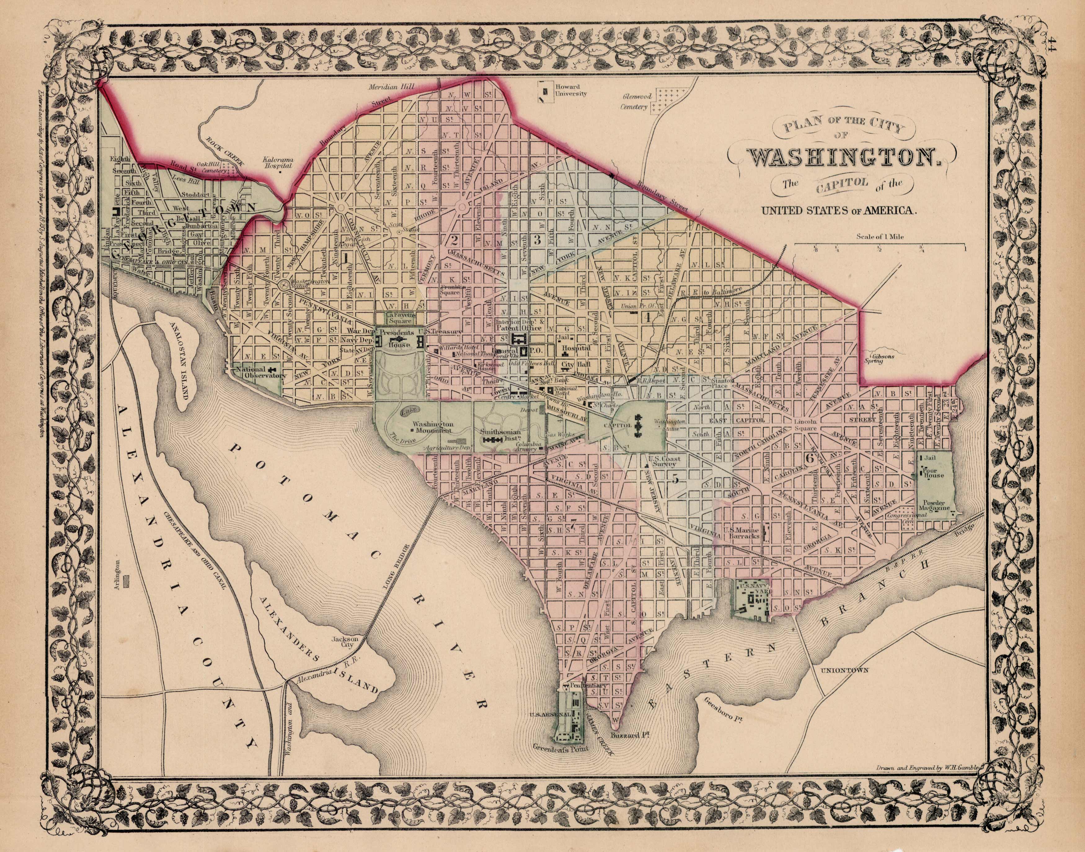 Plan of the City of Washington D.C.