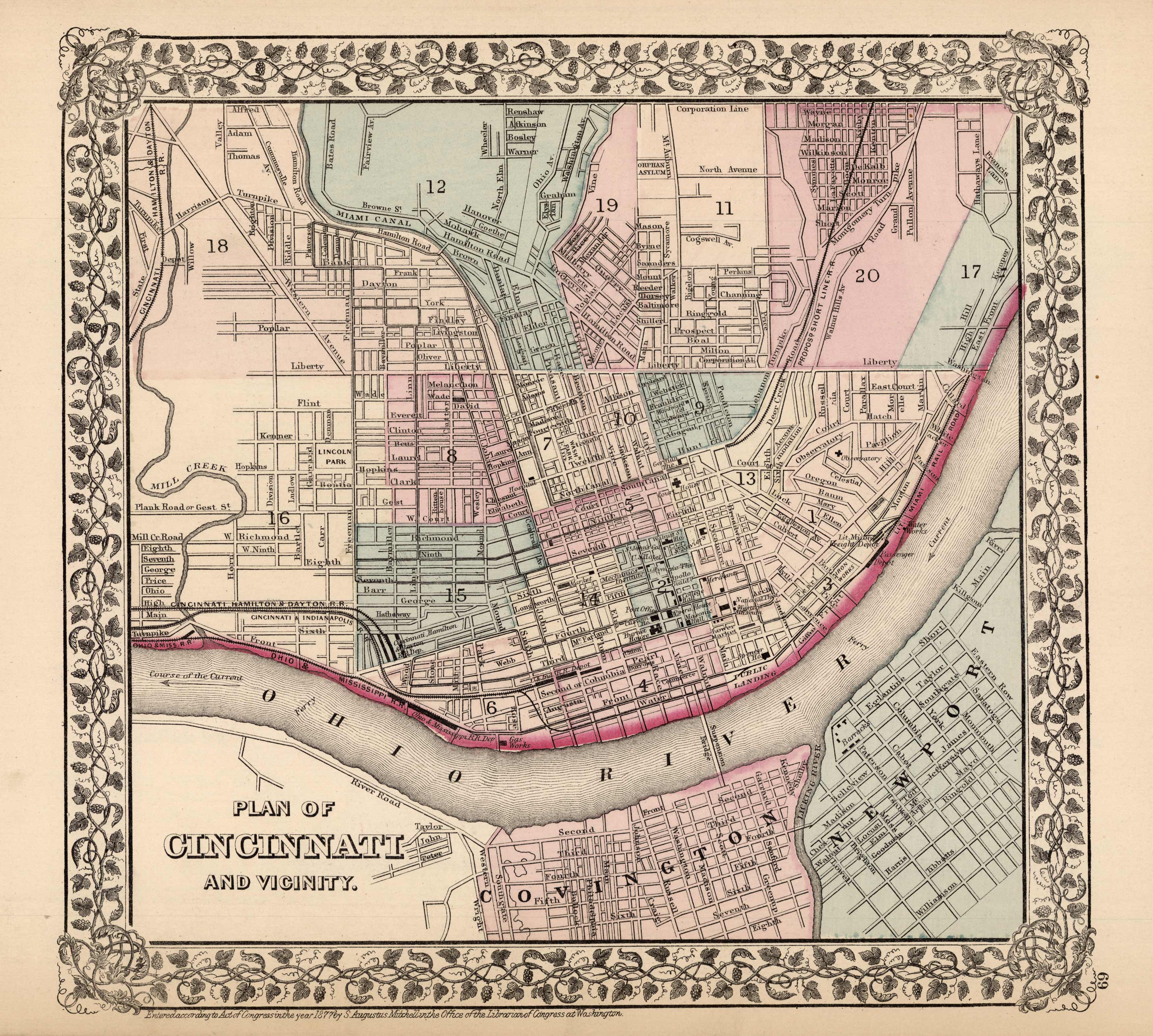 Plan of Cincinnati and Vicinity