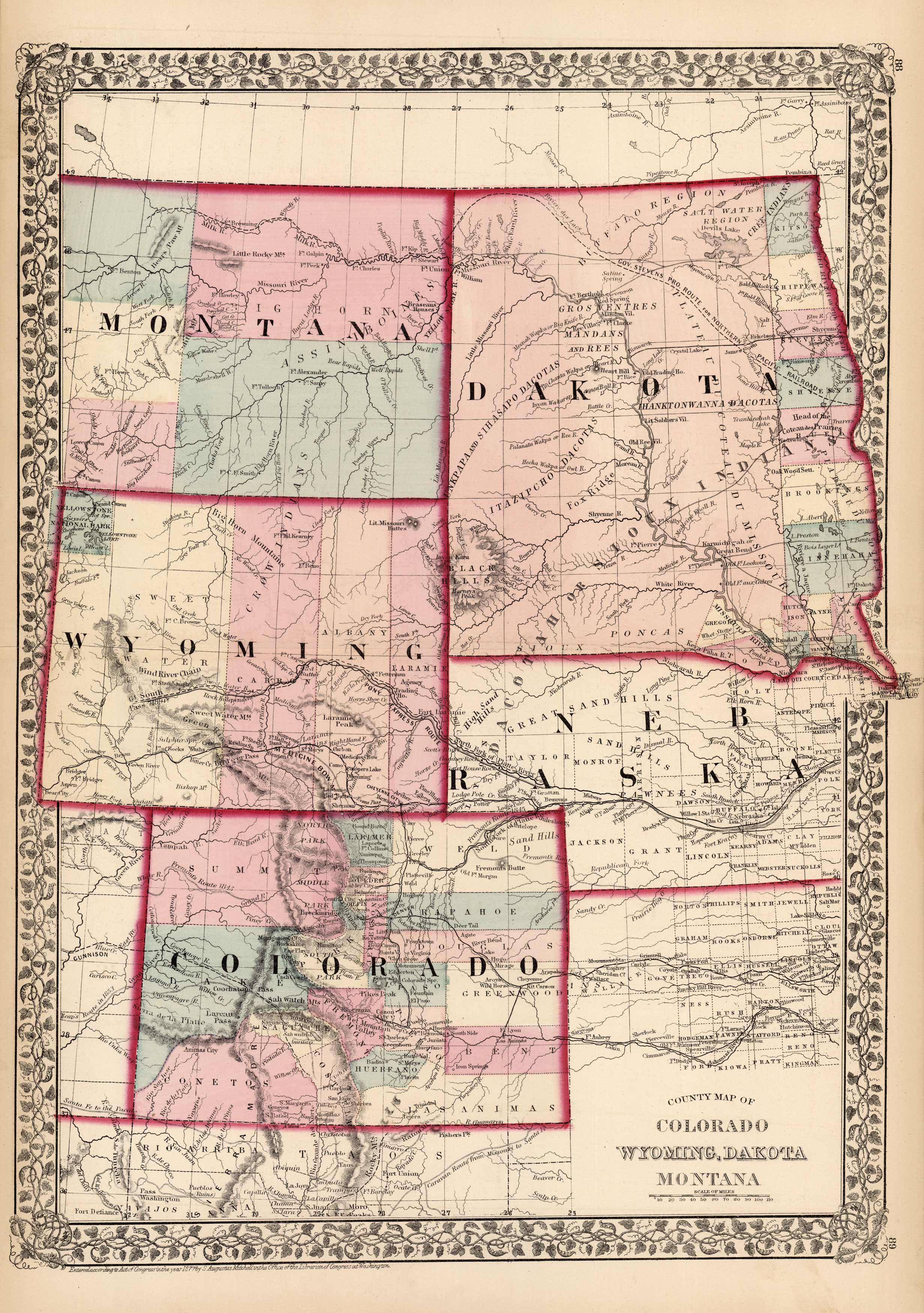 County Map of Colorado