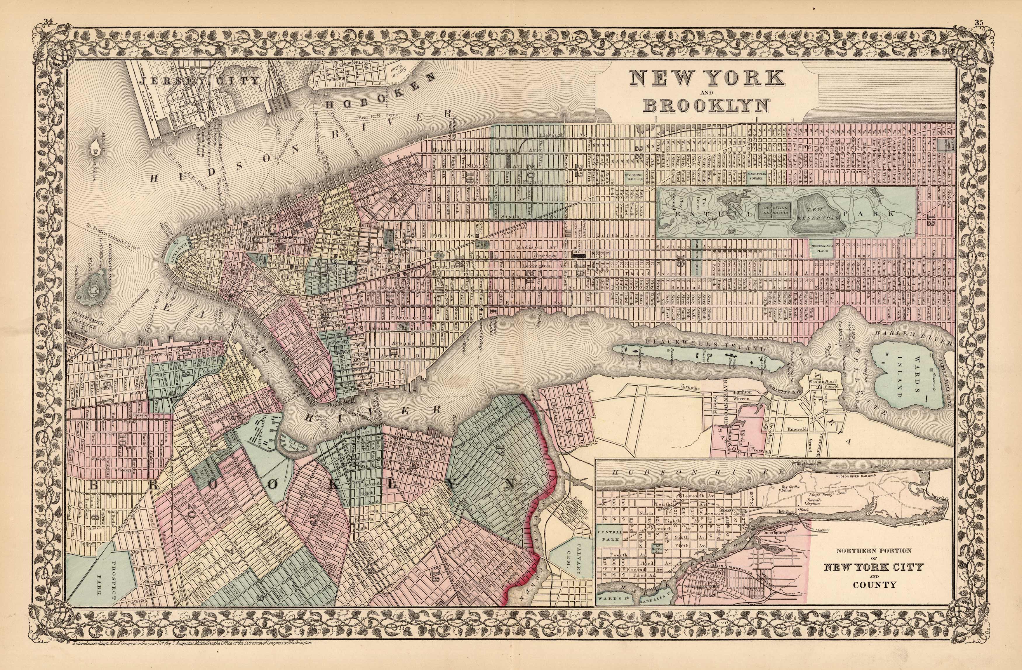 New York and Brooklyn