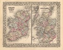 Ireland in Provinces and Counties; County Map of Scotland; Shetland Islands