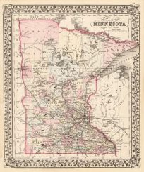 County Map of Minnesota