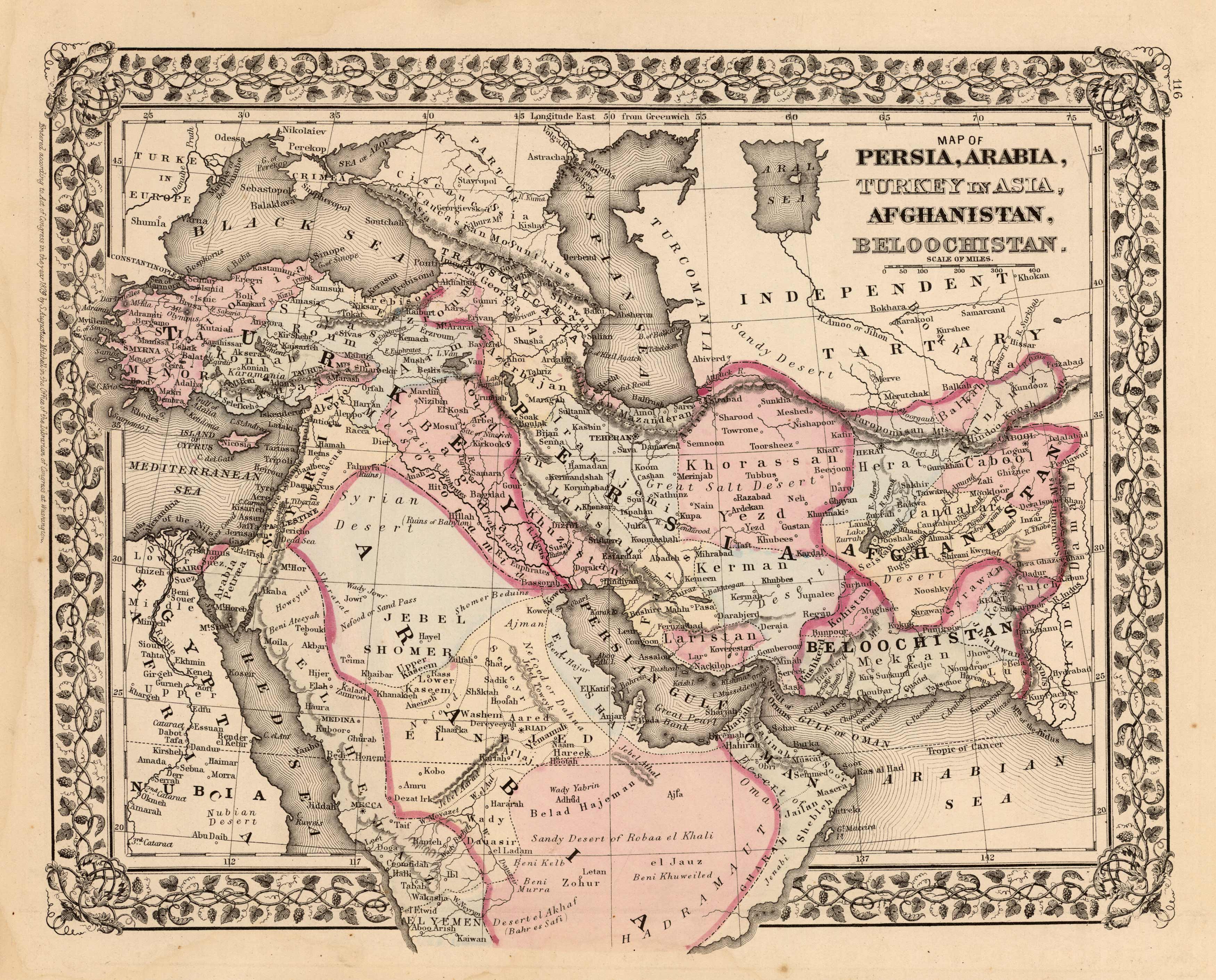Map of Persia