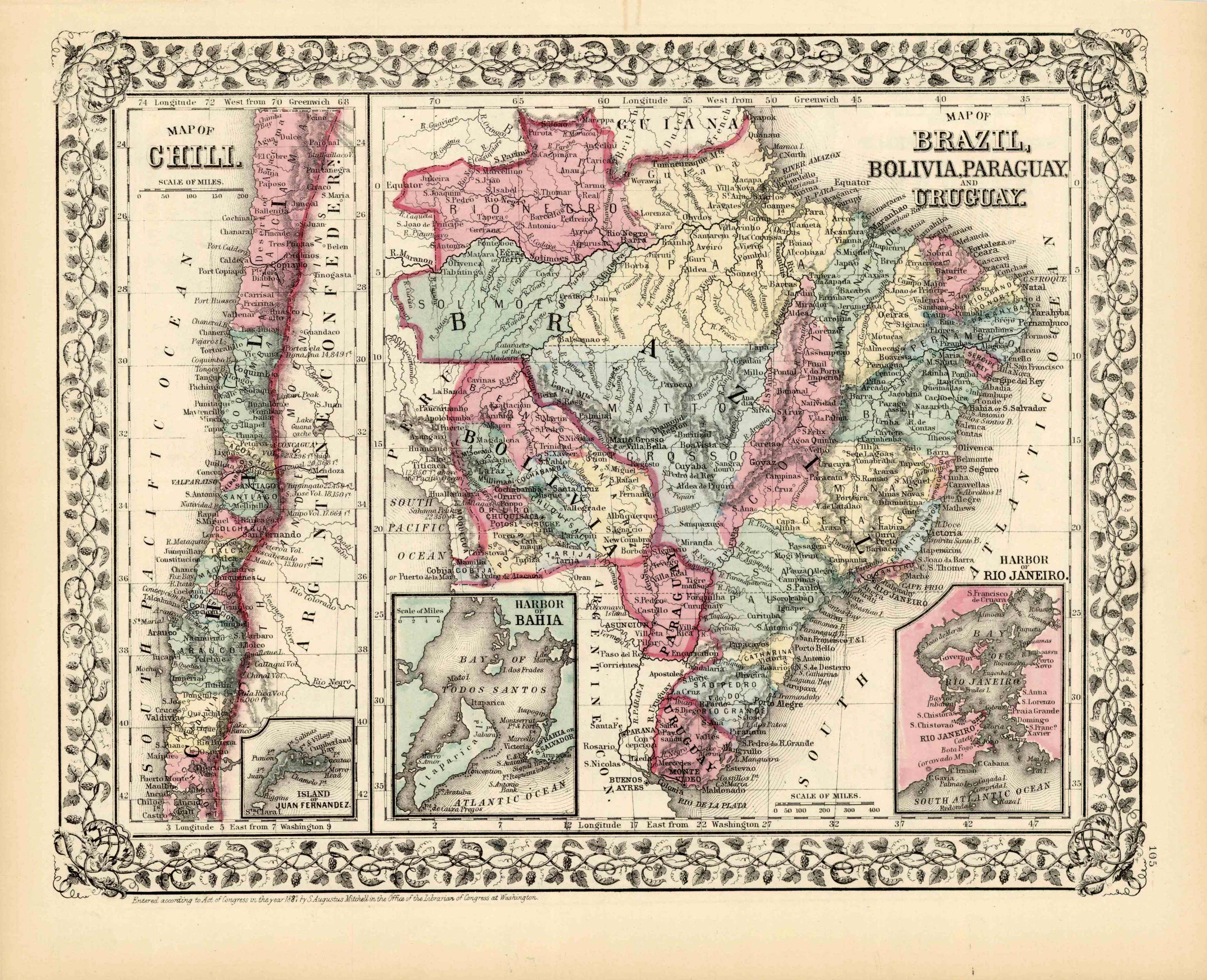 Map of Chili Map of Chili