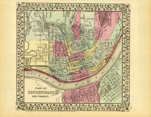 Plan of Cincinati and Vicinity