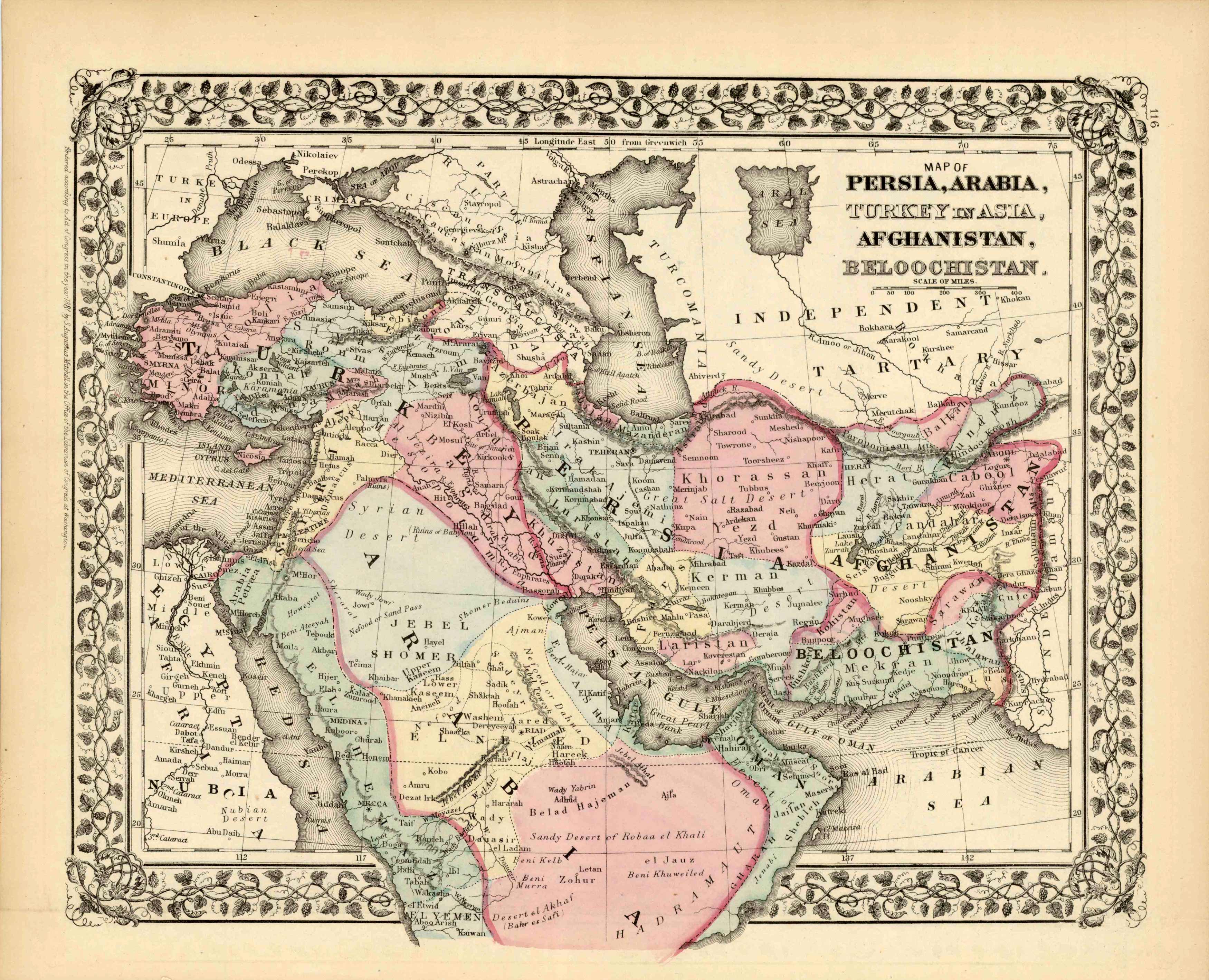 Map of Persia Map of Persia