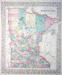 County Map of Minnesota