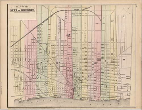 Plan of the City of Detroit