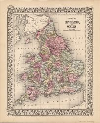 County Map of England