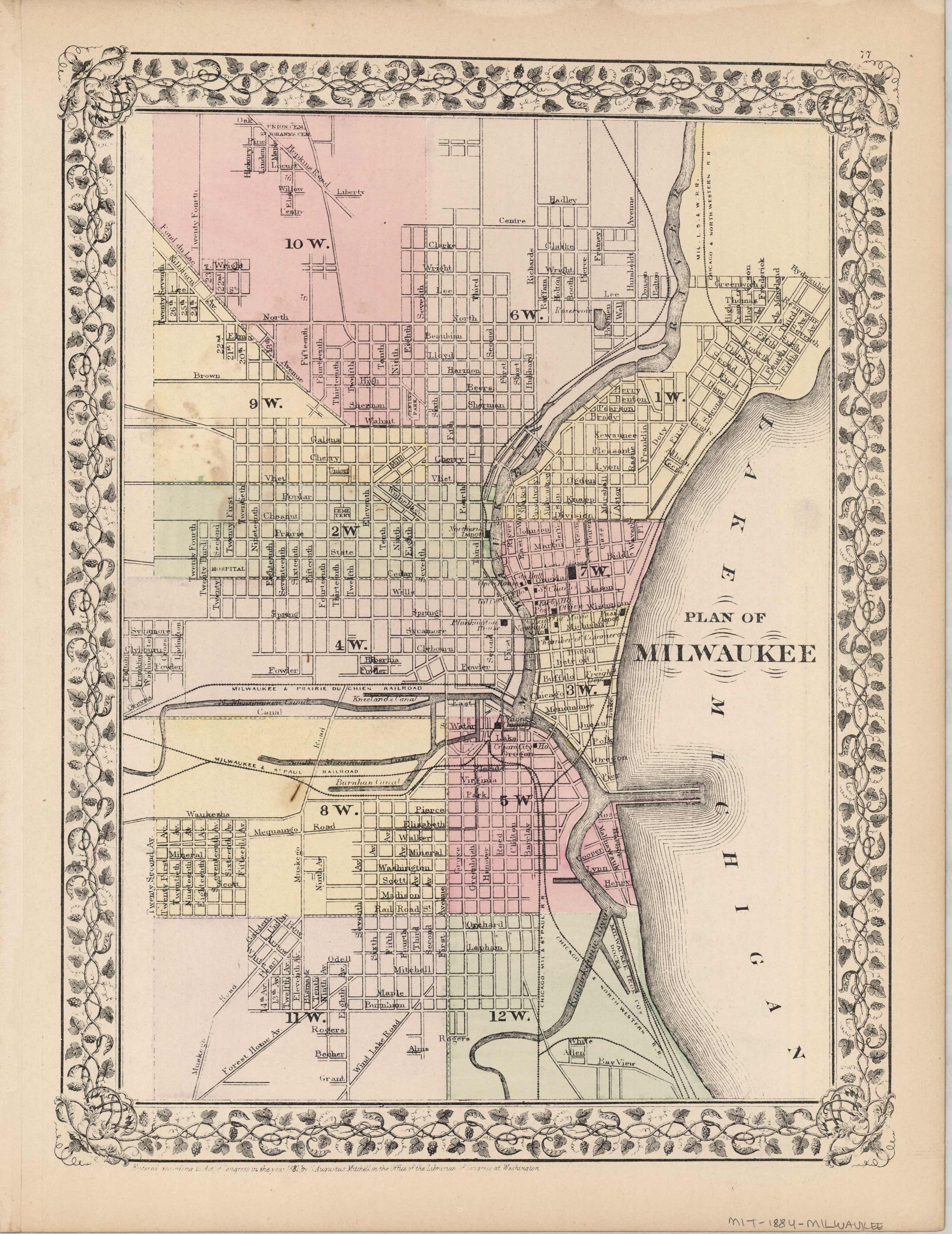 Plan of Milwaukee - Art Source International