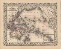 Map of Oceanica Exhibiting its Various Divisions