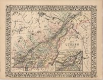 Map of Quebec in Counties