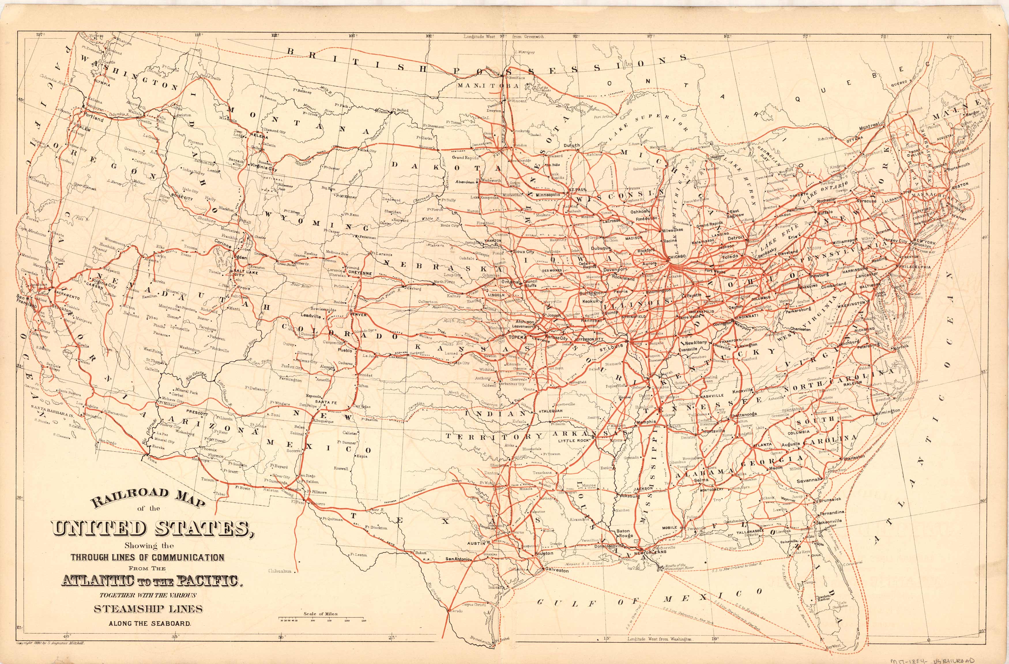 Usa Train Routes Map - United States Map