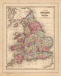 County Map of England and Wales