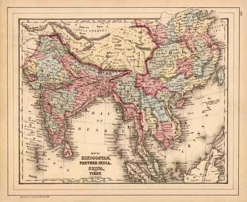 Map of Hindoostan