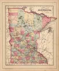 County Map of Minnesota
