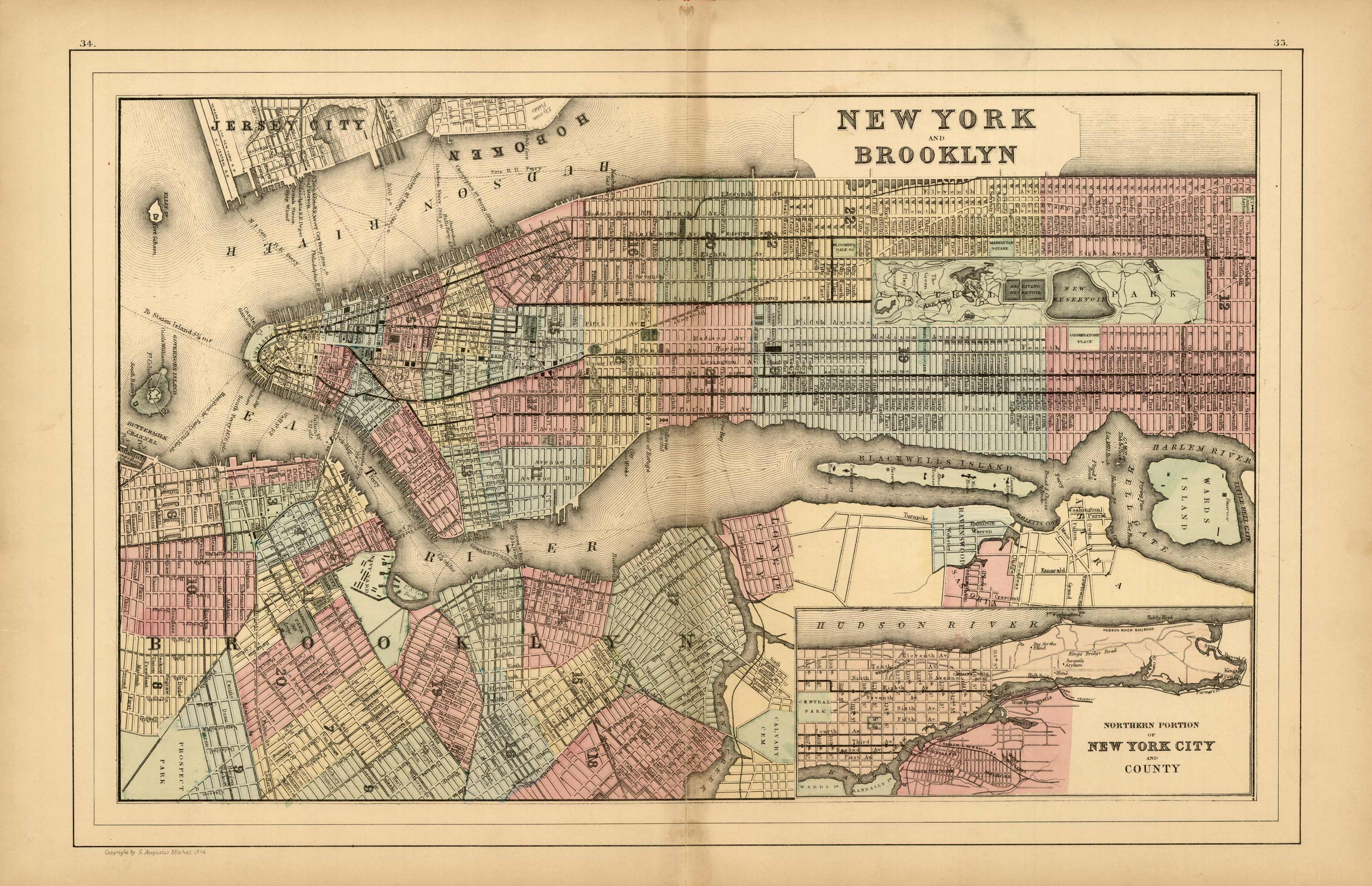 New York and Brooklyn