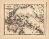 Map of Oceanica Exhibiting its Various Division