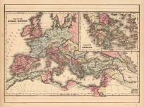 Map of the Roman Empire in its Greatest Extent / Ancient Greece'
