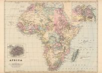 Africa (with inset maps of the Island of St. Helena and the Nile Delta)