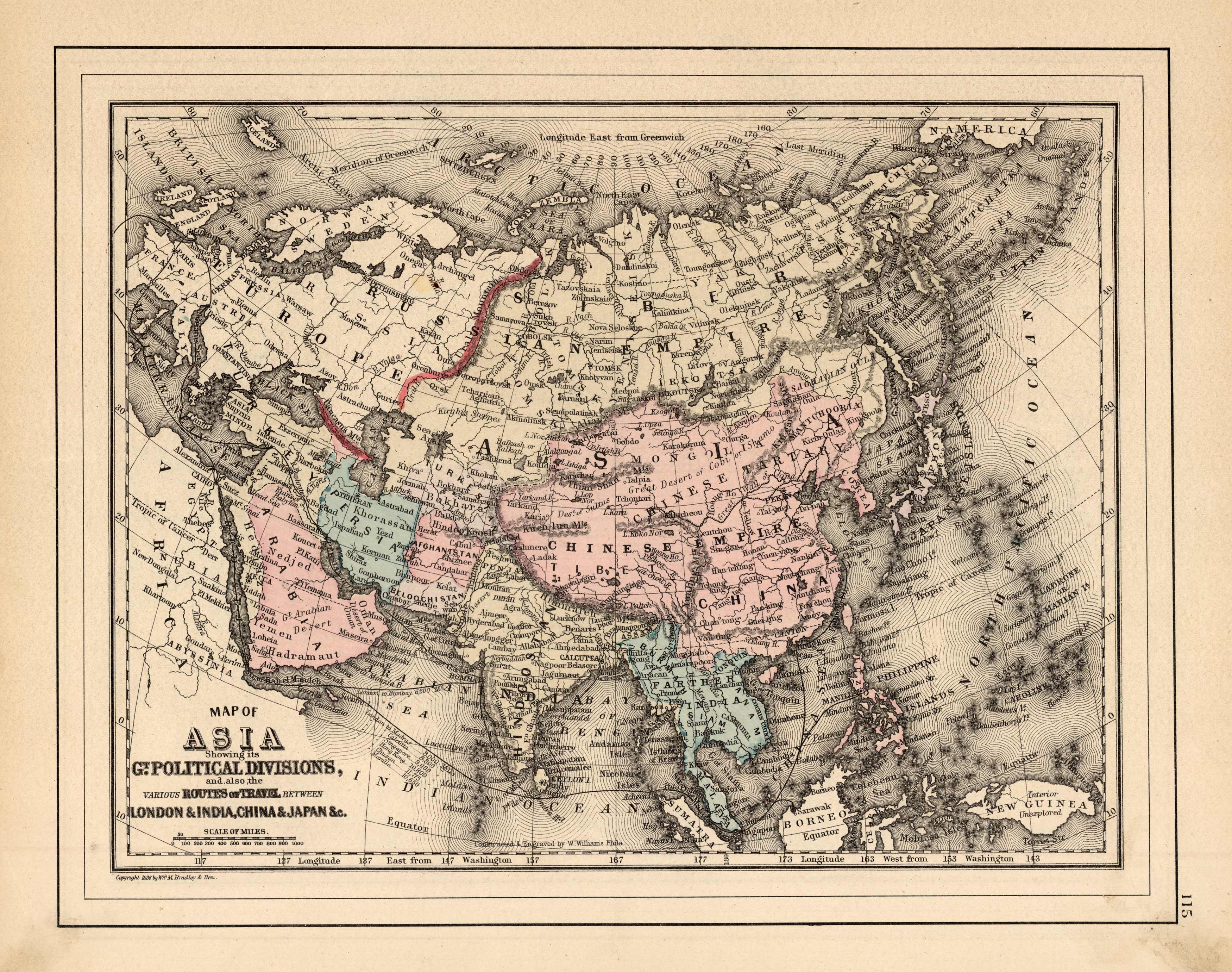 Map of Asia Showing its Gt. Political Divisions Map of Asia Showing its Gt. Political Divisions