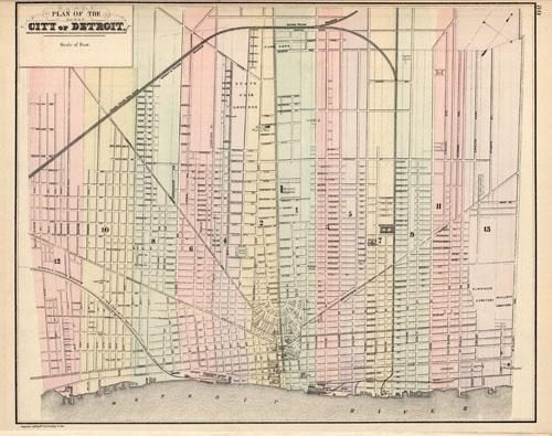 Plan of the City of Detroit