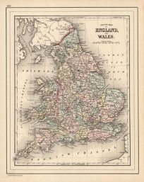 County Map of England and Wales