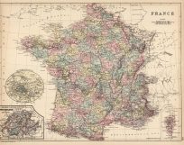 France (with inset maps of the Environs of Paris