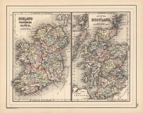 Ireland in Provinces and Counties. County Map of Scotland (with inset map of the Shetland Islands).