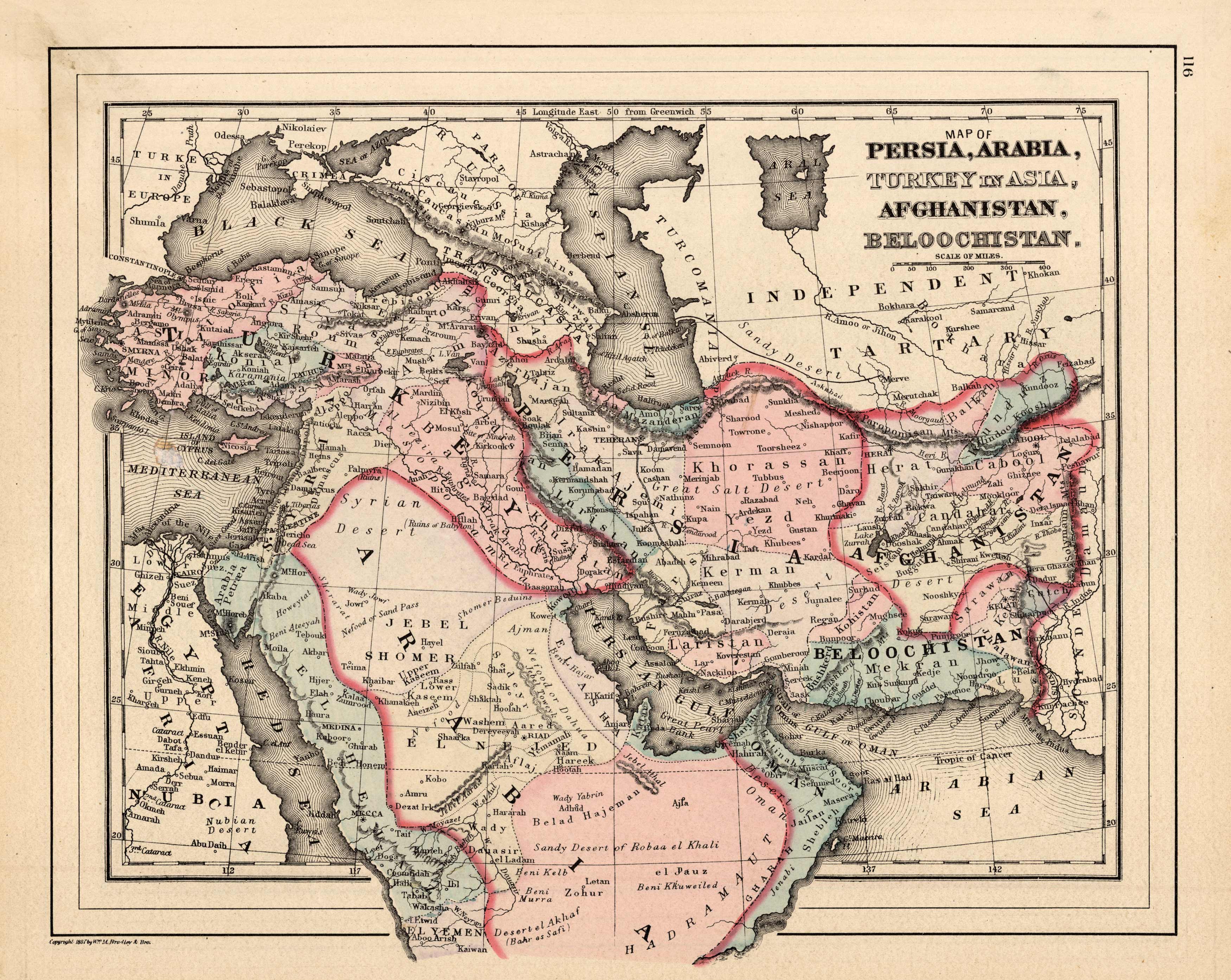 Map of Persia