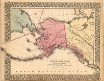 Northwestern America Showing the Territory ceded by Russia to the United States