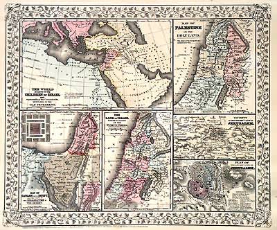 Map of Palestine or the Holy Land