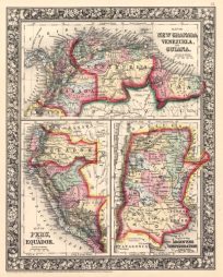 Map of New Granada