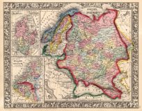 Map of Russia in Europe
