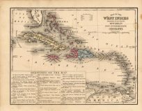 Map of the West Indies