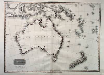 Map of Australasia Map of Australasia
