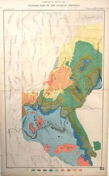 Geological Map of the Western Part of the Plateau Province