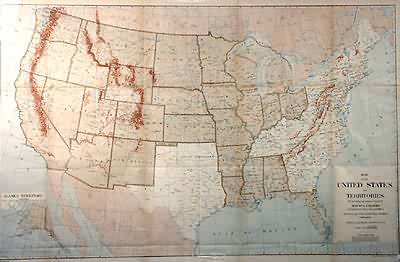 Map of the United States and Territories