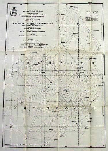 Wheelers Triangulation of parts of Colorado and New Mexico'