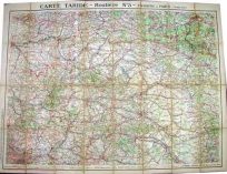 Carte Taride-Routiere No. 3- Environs de Paris- (Nord Est)