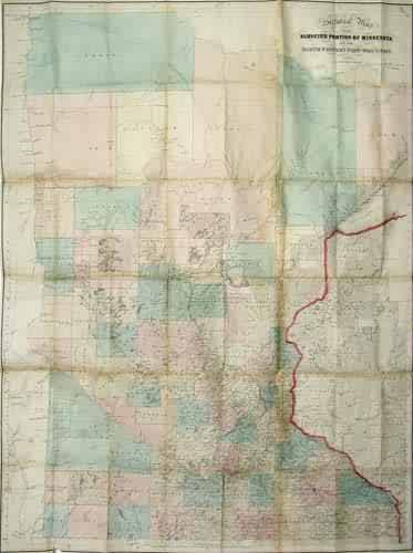 Sectional Map of the Surveyed Portion of Minnesota and the North Western Part of Wisconsin