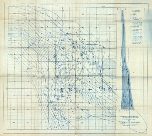 The Ogallala Oil Co. - Geological Map of the Osage Oil Field