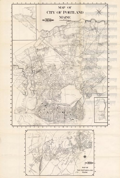 Map of City of Portland. Maine