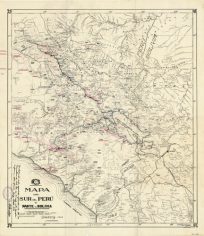 Mapa del Sur Del Peru y Parte de Bolivia (Map of the South of Peru and Part of Bolivia)